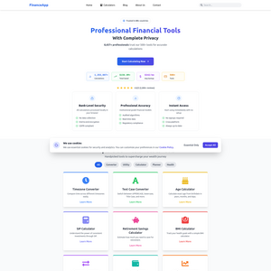 FinanceApp Screenshot