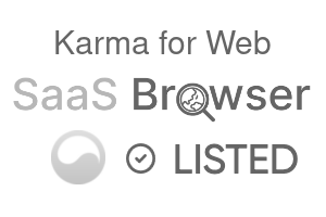 Karma for Web - SaaS Browser Verified Badge