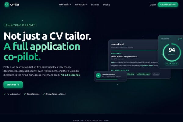 CVPilot screenshot
