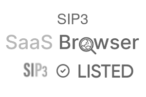 SIP3 - SaaS Browser Verified Badge