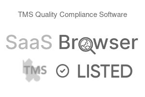 TMS Quality Compliance Software - SaaS Browser Verified Badge