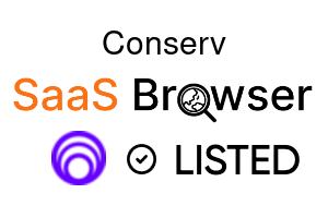 Conserv - SaaS Browser Verified Badge