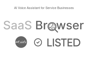 AI Voice Assistant for Service Businesses - SaaS Browser Verified Badge
