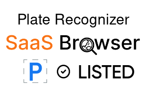 Plate Recognizer - SaaS Browser Verified Badge