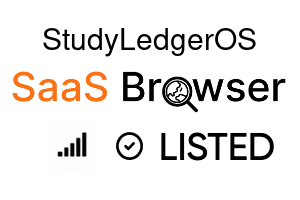 StudyLedgerOS - SaaS Browser Verified Badge