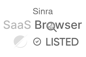 Sinra - SaaS Browser Verified Badge