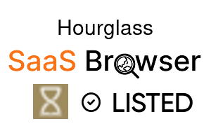 Hourglass - SaaS Browser Verified Badge