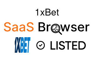 1xBet - SaaS Browser Verified Badge