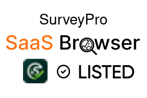SurveyPro - SaaS Browser Verified Badge