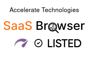 Accelerate Technologies - SaaS Browser Verified Badge