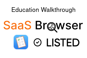 Education Walkthrough - SaaS Browser Verified Badge