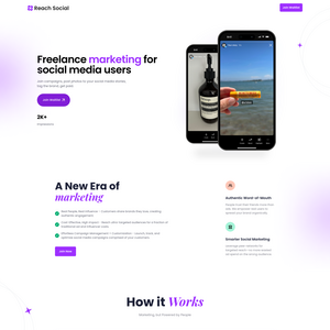 Reach Social Screenshot