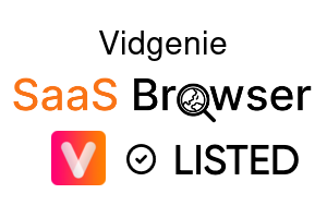Vidgenie - SaaS Browser Verified Badge
