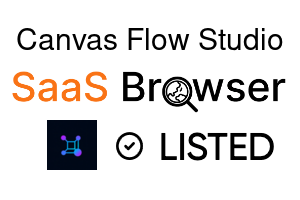Canvas Flow Studio - SaaS Browser Verified Badge