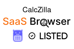 CalcZilla - SaaS Browser Verified Badge