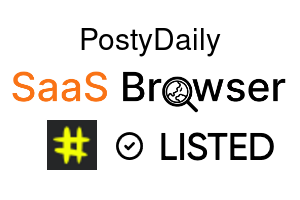 PostyDaily - SaaS Browser Verified Badge