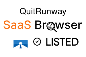 QuitRunway - SaaS Browser Verified Badge