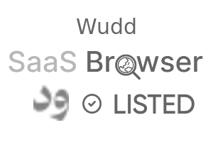 Wudd - SaaS Browser Verified Badge
