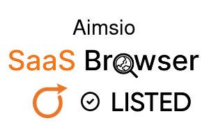 Aimsio - SaaS Browser Verified Badge