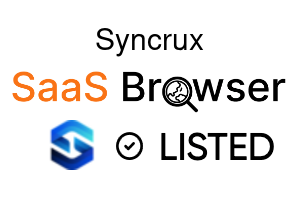 Syncrux - SaaS Browser Verified Badge