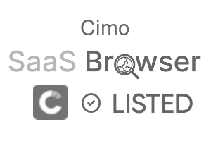 Cimo - SaaS Browser Verified Badge