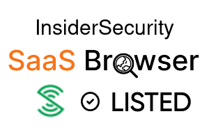 InsiderSecurity - SaaS Browser Verified Badge