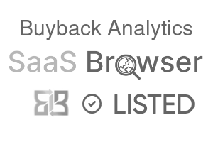 Buyback Analytics - SaaS Browser Verified Badge