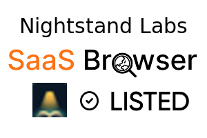 Nightstand Labs - SaaS Browser Verified Badge