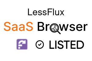 LessFlux - SaaS Browser Verified Badge