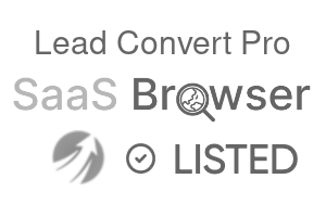 Lead Convert Pro - SaaS Browser Verified Badge