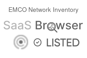EMCO Network Inventory - SaaS Browser Verified Badge