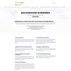 Checkpoint Screening Screenshot