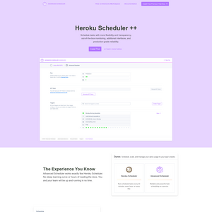 Advanced Scheduler Screenshot