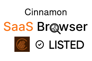 Cinnamon - SaaS Browser Verified Badge