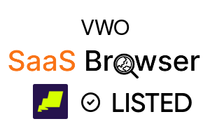 VWO - SaaS Browser Verified Badge