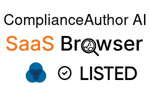 ComplianceAuthor AI - SaaS Browser Verified Badge