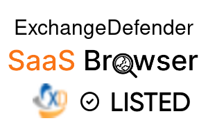 ExchangeDefender - SaaS Browser Verified Badge