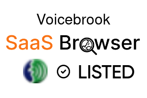 Voicebrook - SaaS Browser Verified Badge