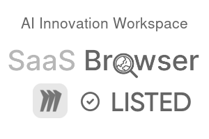 AI Innovation Workspace - SaaS Browser Verified Badge