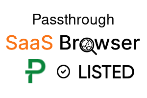 Passthrough - SaaS Browser Verified Badge