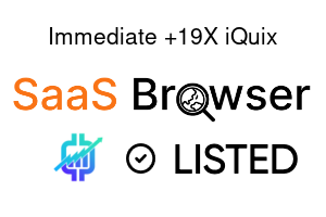 Immediate +19X iQuix - SaaS Browser Verified Badge