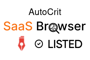 AutoCrit - SaaS Browser Verified Badge