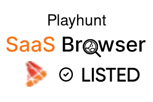 Playhunt - SaaS Browser Verified Badge
