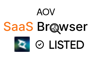 AOV - SaaS Browser Verified Badge