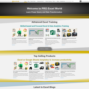PRO Excel World Screenshot