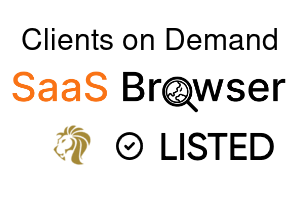 Clients on Demand - SaaS Browser Verified Badge