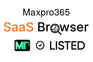 Maxpro365 - SaaS Browser Verified Badge
