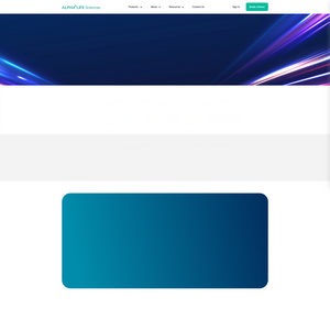 AlphaLife Sciences Screenshot