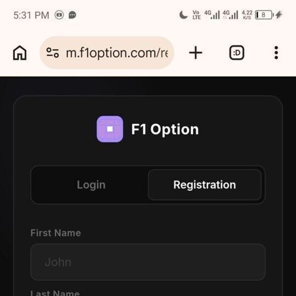 f1option Screenshot 4