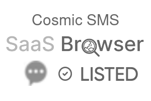 Cosmic SMS - SaaS Browser Verified Badge